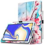 MoKo Case for Samsung Galaxy Tab S4 10.5 - Premium Slim Folding Stand Cover Case with Auto Wake & Sleep for Samsung Galaxy Tab S4 10.5 Inch (SM-T830 and SM-T835) 2018 Release Tablet, Peach Blossom