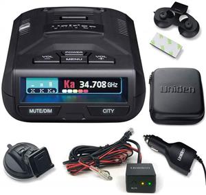 Uniden R3 Extreme Long Range Radar Laser Detector GPS, 360 Degree, DSP, Voice Alert Plus Hard Wire Kit 