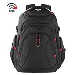 KROSER Travel Laptop Backpack 17.3 Inch XL Heavy Duty Computer Backpack with USB Charging Port RFID Pockets Water-Repellent Business College Daypack Stylish Big School Laptop Bag for Men/Women-Black