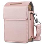 Fintie Protective Case for Fujifilm Instax Share SP-2 Smart Phone Printer - Premium Vegan Leather Bag Cover with Removable Shoulder Strap, Rose Gold