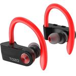 TOZO T5 TWS Bluetooth Headphones, True Wireless Stereo Sport Earphones with Mic, HD Sound with Bass Earbuds, Noise Cancelling Headsets for Gym Running Workout-Super Easy Pair