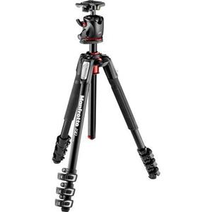 Manfrotto MK190XPRO4-BHQ2 Aluminum Tripod with XPRO Ball Head and 200PL QR Plate Includes Two ZAYKiR Quick Release Plates 