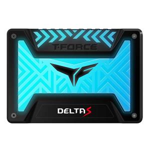 TEAMGROUP T-Force Delta S RGB 250GB 2.5 inch SATA III 3D NAND Internal Solid State Drive SSD(12V) - Black