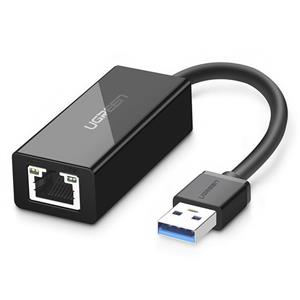 UGREEN Network Adapter USB 3.0 to Ethernet RJ45 Lan Gigabit Adapter for 10/100/1000 Mbps Ethernet Supports Nintendo Switch Black