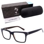 Umizato Blue Light Blocking Glasses for Men and Women - Handcrafted Computer Eyewear, Protect Your Eyes, Sleep Better, UV Blocker, Anti-Glare Filtering, Relieves Fatigue and Strain (BRIGHTON in Smoke)