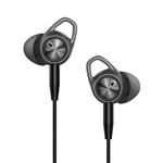 TaoTronics Active Noise Cancelling Headphones, Wired Earbuds in Ear Stereo Awareness Monitor Earphones with Microphone and Remote (15 Hours Playtime, 3.5mm Jack, Premium Aluminum Matte Black)