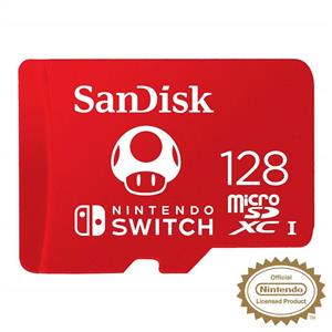 SanDisk 128GB MicroSDXC UHS-I Card for Nintendo Switch - SDSQXAO-128G-GNCZN