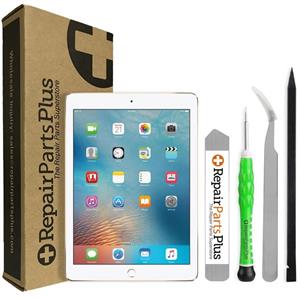 iPad Mini Screen Replacement LCD, Glass Digitizer and Home Button Premium Kit by RepairPartsPlus (White)