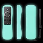 Fire TV Remote Case SIKAI Shockproof Anti-Lost Protective Silicone Cover for 5.9'' Amazon Fire TV and Fire TV Stick Remote with Alexa Voice Skin-Friendly with Remote Loop (Glow in Dark Blue)