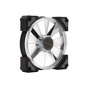 InWin Crown Addressable RGB Twin Fan Kit 120 mm Fan High Performance Cooling Computer Case Static Pressure Modular Fan with Adjustable RGB Controller, Black 