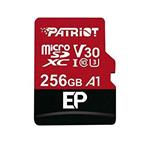 Patriot EP Series 256GB A1 / V30 Micro SD Card for Android Phones and Tablets, 4K Video Recording - PEF256GEP31MCX