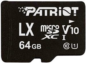 Patriot Memory 64GB V10 Micro SD Card SDXC for Cameras Phones Tablets PSF64GLX1MCX 
