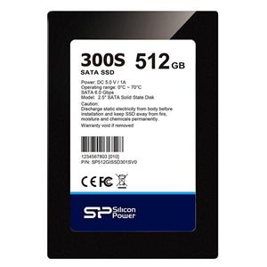 Silicon Power 512GB 300S Industrial 2.5" SATA III Solid State Drive, Powered by Toshiba MLC NAND (SP512GISSD301SV0) 