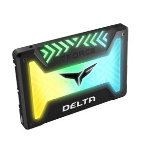 اس دی اینترنال تیم گروپSSD TEAMGROUP Force Delta RGB 5V 2.5″ 250GB inch SATA III 3D NAND Internal Solid State Drive Header Black 