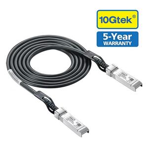 10G SFP+ DAC Cable - 10GBASE-CU Passive Direct Attach Copper Twinax SFP Cable for Cisco SFP-H10GB-CU2M, Ubiquiti, D-Link, Supermicro, Netgear, Mikrotik, Open Switch Devices, 2m 