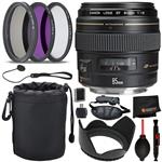 Canon EF 85mm f/1.8 USM Lens with Professional Bundle Package Deal Kit for EOS 7D Mark II, 6D Mark II, 5D Mark IV, 5D S R, 5D S, 5D Mark III, 80D, 70D, 77D, T5, T6, T6s, T7i, SL2