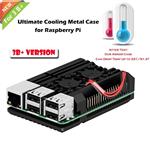 iUniker Raspberry Pi Armor Case, Metal with Dual Fan Aluminium Alloy, Heatsink for 3 Model B+ (Only 3B+) 