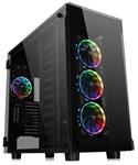 Thermaltake CA-1I9-00F1WN-00 View 91 RGB Plus Tempered Glass XL-ATX Vertical GPU Modular Black Gaming Super Tower Computer Case