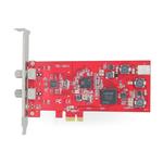 TBS DVB-S2 Professional Dual Tuner PCI Express Digital Satellite TV Card with Unique DVB-S2 Demodulator Chipset for Receive Special Broadcasted with ACM, VCM, 16APSK,32APSK