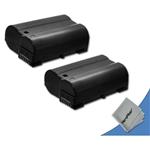 2 Nikon D7000 Batteries (2400mAh) Replacement by Xit of Nikon EN-EL15