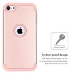 ULAK iPod Touch 7 Case, iPod Touch 6 Case, Heavy Duty Protection Shockproof High Impact Knox Armor Protective Case for Apple iPod Touch 5/6/7th Generation, Rose Gold