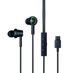 Razer Hammerhead USB-C Active Noise Cancellation (ANC) Earbuds: DAC - Custom-Tuned Dual-Driver Technology - in-Line Mic & Volume Control - Aluminum Frame - Braided Cable - Matte Black