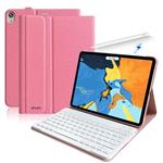 iPad Pro 11 Case with Keyboard - Magnetically Wireless Bluetooth Keyboard for 11 Inch iPad Pro- Support Apple Pencil 2nd Gen Charging iPad Pro 11" Protective Cover with Detachable Keyboard -Pink