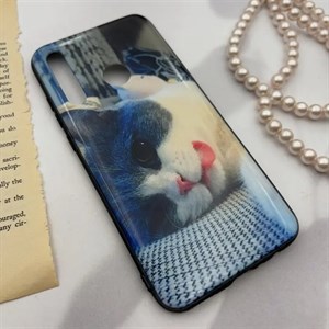قاب گوشی P Smart 2019 هوآوی فانتزی طرح دار طرح گربه کد 19686