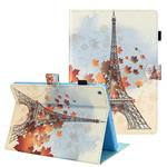 TKOOFN Case for New iPad 2017 iPad 9.7 Inch, Wallet Soft Slim PU Leather Case [Card Cash Slot] Magnetic Closure Folio Flip Kickstand Cover for Apple iPad (5th Generation),Eiffel Tower