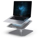 Laptop Computer Stand, Lamicall Laptop Holder : Ventilated Laptop Riser for Desk, 360 Rotating, Compatible with MacBook Air Pro, Dell XPS, HP, ASUS, Lenovo More Laptop Notebooks - Space Gray