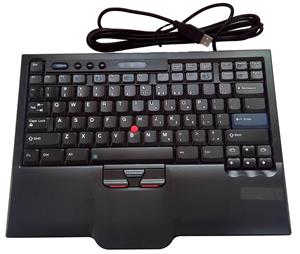 کیبورد US English Layout SK-8845CR Compact USB Keyboard with TrackPoint for Lenovo Thinkpad/Ideapad/Desktop or Any Computers/Laptops with USB Port, P/N: 00MV946