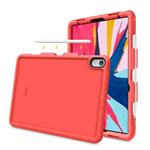 Fintie Case for iPad Pro 11" 2018 [Supports 2nd Gen Pencil Charging Mode] - [Mighty Shield] Heavy Duty Shock Proof Kids Friendly Silicone Back Cover with [Secure Pencil Holder] (Living Coral)