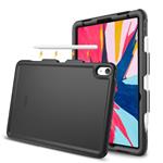 Fintie Case for iPad Pro 11" 2018 [Supports 2nd Gen Pencil Charging Mode] - [Mighty Shield] Heavy Duty Shock Proof Kids Friendly Silicone Back Cover with [Secure Pencil Holder], Black