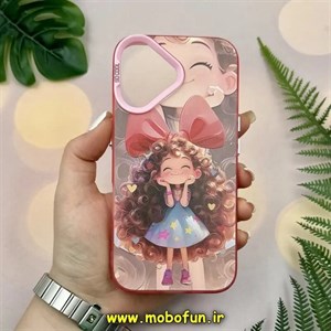 قاب گوشی iPhone 16 آیفون So CooL اورجینال طرح دختر مو فرفری کد 52245