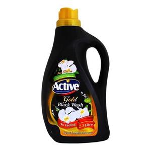 مایع لباسشویی اکتیو مخصوص لباس های تیره حجم 2500 میلی لیتر Active Black Wash Washing Liquid 2500ml