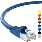 InstallerParts Ethernet Cable CAT5E Cable UTP Booted 9 FT - Blue - Professional Series - 1Gigabit/Sec Network/Internet Cable, 350MHZ