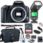 Canon EOS Rebel SL2 DSLR Camera (Body Only) + LED Light + Microphone + Video Accessory Bundle