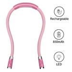 Rechargeable Book Light, Bendable Hands Free USB Reading Lamp with 4 Adjustable Brightness,Eye Care Book Lights for Reading in Bed