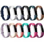 RedTafor Bands Compatible with Fitbit Alta HR/Alta-Pack of 12 Colors,Adjustable Replacement Accessory Bands for Fitbit Alta HR/Alta for Women/Men(no Fitbit Fitness Trackers)