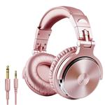 OneOdio Over Ear Headphones for Women and Girls, Wired Bass Stereo Sound Headsets with Share Port, 50mm Driver Rose Gold DJ Headsets with Mic for PC, Phone, Laptop, Guitar, Piano, Mp3/4, Tablet (Pink)