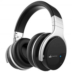 Meidong E7B Active Noise Cancelling Headphones Wireless Bluetooth Headphones with Microphone Over Ear 30H Playtime Deep Bass Hi-Fi Stereo Headset (Newer Model) 