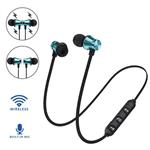 Dirance BT 4.2 Wireless Magnetic in-Ear Sports Stereo Bass Earbuds Earphone Headphone with Mic for Cellphone Tablet Laptop (Blue)