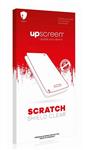 upscreen Scratch Shield Clear Screen Protector for Holux GPSmile61CS, Strong Scratch Protection, High Transparency, Multitouch Optimized