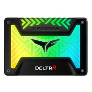 TEAMGROUP T-Force Delta R RGB 500GB 2.5 inch SATA III 3D NAND Internal Solid State Drive SSD (USB 9pin) - Black