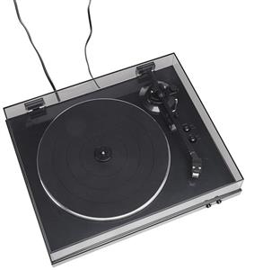 Denon DP 300F Fully Automatic Analog Turntable with Built in Phono Equalizer Unique Tonearm Design Hologram Vibration Analysis Slim 