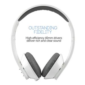 MEE audio Runaway 4.0 Bluetooth Stereo Wireless Wired Headphones with Microphone (White) 