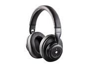 Monoprice SonicSolace Active Noise Cancelling Bluetooth Wireless Headphones - Black Over Ear Headphones