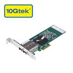 10Gtek for Intel 82576 Chip 1.25G Gigabit Ethernet Converged Network Adapter (NIC), Dual SFP Ports, PCI Express 2.0 X4, Same as E1G42EF 