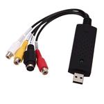 Jancane USB 2.0 Audio/Video Converter - Video Capture Card Digitizes Video from Any Analog Source Including VCR, VHS, DVD