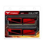 Team 8GB (2 x 4GB) T-Force Vulcan DDR4 PC4-24000 3000MHz Desktop Memory Model TLRED48G3000HC16CDC0